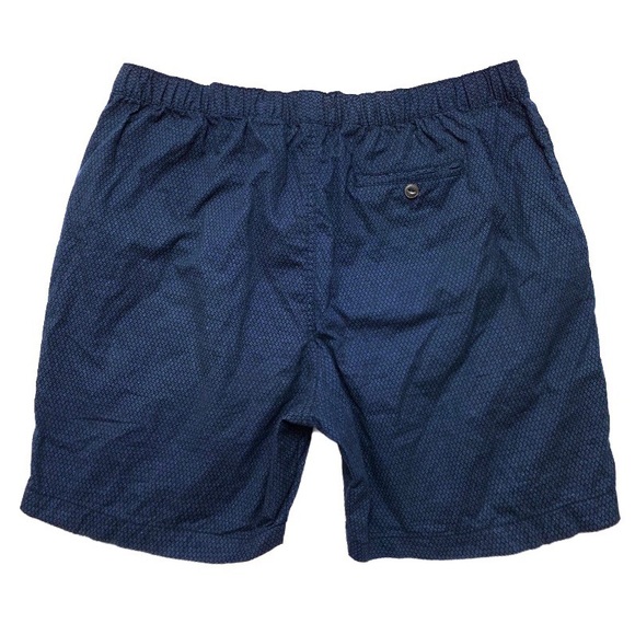 *NWOT Navy Blue Cotton Casual Bermuda Men’s Shorts - Picture 3 of 5
